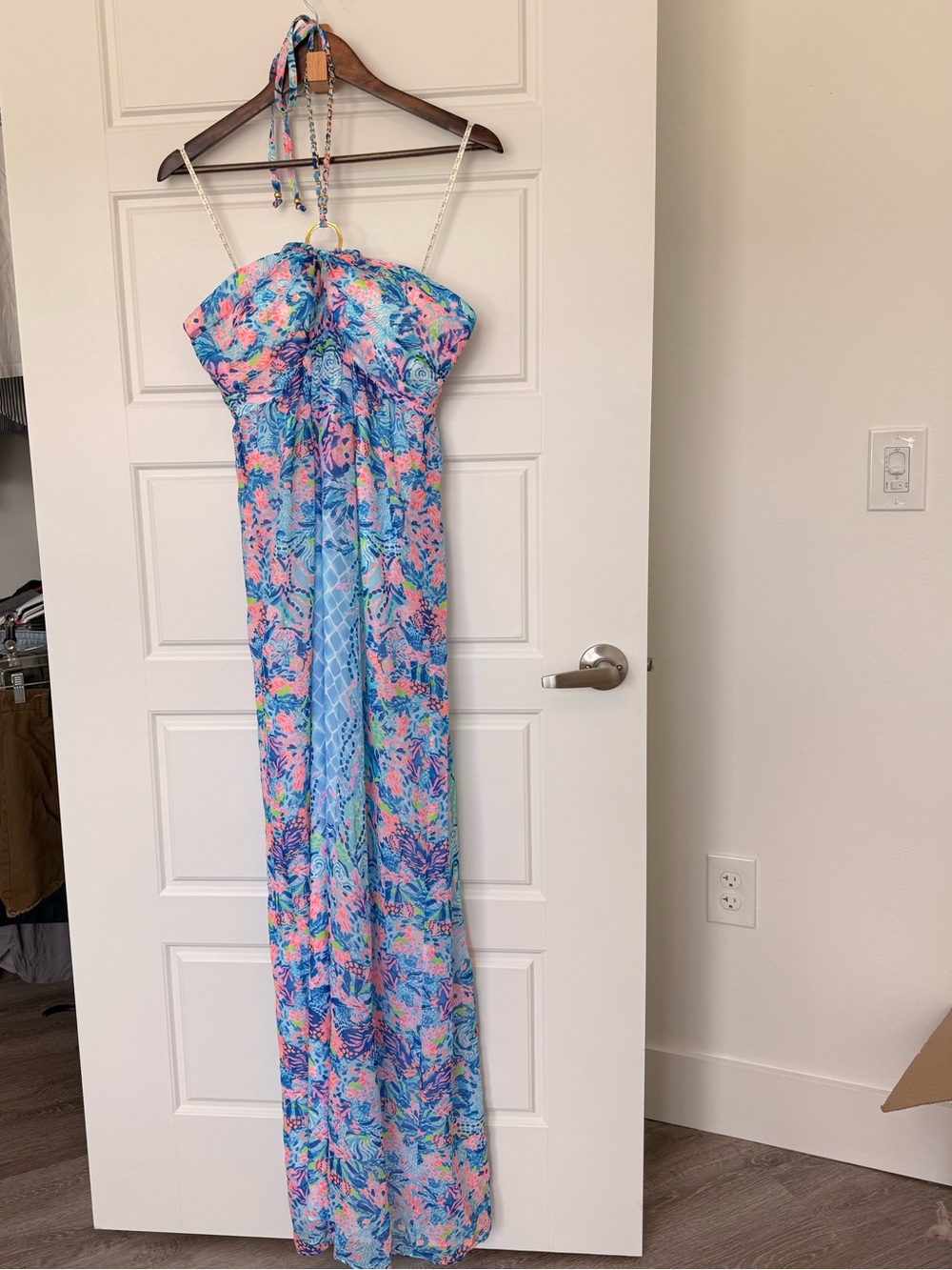 NWT Lilly Pulitzer Viv Maxi Dress – Multi Hidden Treasure Engineered (Size 6)